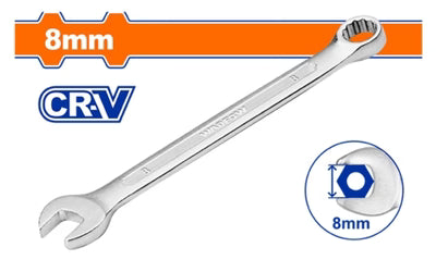 WADFOW 8mm Chrome Vanadium Combination Spanner Polished Metric Wrench WSA1108 Wadfow